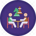 Chess Board Game Business Meeting Meeting Icon