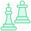 Chess Pieces Duotone Line Icon アイコン