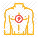 Chest Pain Body Icon