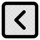 Chevron Left Sq Fr  Icon