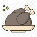 Ichicken Dinner Chicken Dinner Dinner Icon