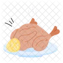 Chicken Roasted Meat Icon