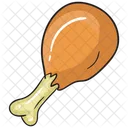 Chicken Leg Piece  Icon