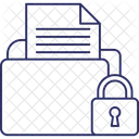 Cryptage Des Donnees Securite Des Dossiers Dossier Verrouille Icône