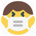 Child Laughing Emoji With Face Mask Emoji アイコン