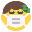 Child Sleeping Emoji With Face Mask Emoji アイコン