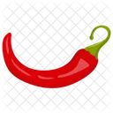 Aji Chile Rojo Pimiento Tabasco Icono