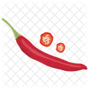 Aji Chile Rojo Pimiento Tabasco Icono