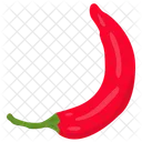 Aji Chile Rojo Pimiento Tabasco Icono