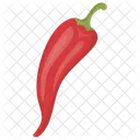 Aji Chile Rojo Pimiento Tabasco Icono