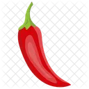 Aji Chile Rojo Pimiento Tabasco Icono