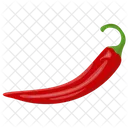 Aji Chile Rojo Pimiento Tabasco Icono