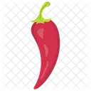 Aji Chile Rojo Pimiento Tabasco Icono