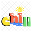 Chill Word  Icon