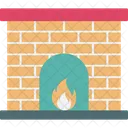 Chimney Fireplace Fireside Icon