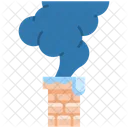 Chimney Fireplace Smoke Icon