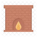 Chimney Fireplace Bonfire Icon