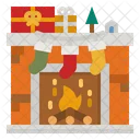 Chimney Warm Winter Icon