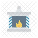 Chimney Winter Fire Icon