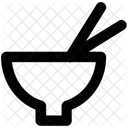 중국 요리 음식 젓가락 아이콘