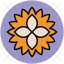 Chinese Flower Decorative Icon