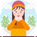 Chionophobia Fear Of Snow Icon