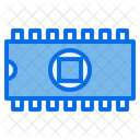 Semiconductor Transistor Chip Icon