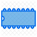 Semiconductor Transistor Chip Icon