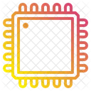 Semiconductor Transistor Chip Icon