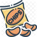 Potato Chips Potato Chips Icon