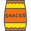 Chips Pack Potato Chips Potato Crisps Icon