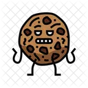 Chocolate Cookie Character  Icon