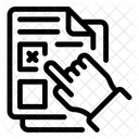 Choose Selection Finger Survey Icon