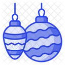 Christmas Balls Decoration Icon