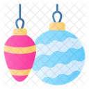 Christmas Balls Decoration Icon