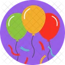 Christmas Balloon Birthday Balloon Icon