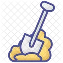 Christmas Construction Shovel  Icon