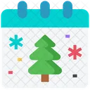 Christmas Day Christmas Date Icon