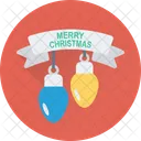 Christmas Lights Bulbs Icon