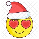 Christmas Love Emoji  Icon