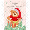 Christmas Teddy  Icon