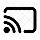 Chromecast Stream Network Signal Symbol