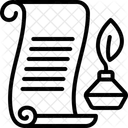 Chronicle Manuscript History Icône