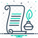 Chronicle Manuscript History Icône