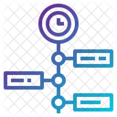 Statistiques Chronologie Infographie Icône