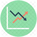 Chronologie Graphique Financier Icône