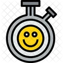 Chronometer Happy Clock Icon