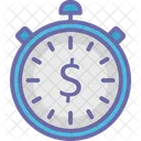 Chronometer Timekeeper Dollar Icon