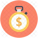 Chronometer Timekeeper Dollar Icon