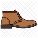 Footwear Icon Flat Style Symbol